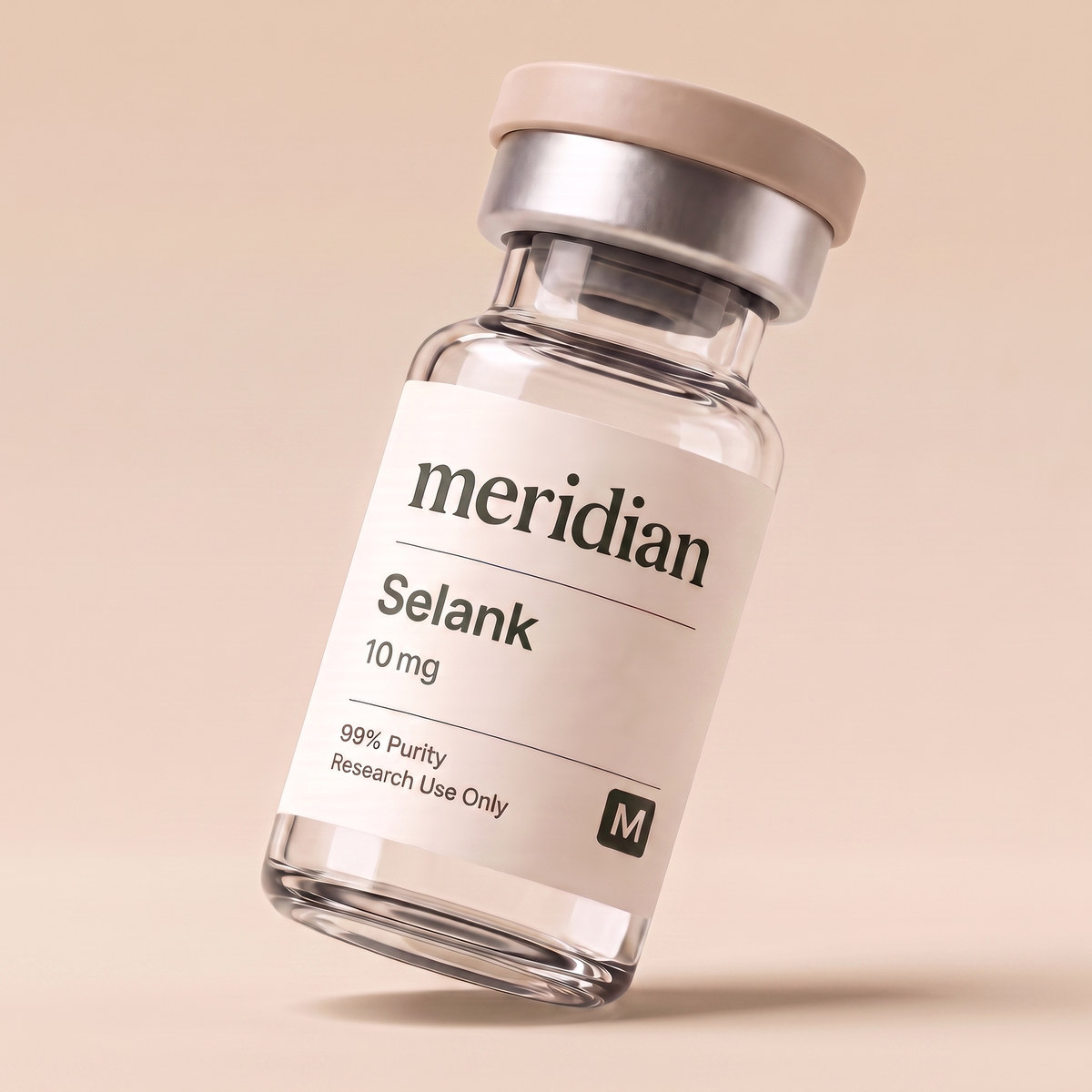 Selank in a sealed research vial