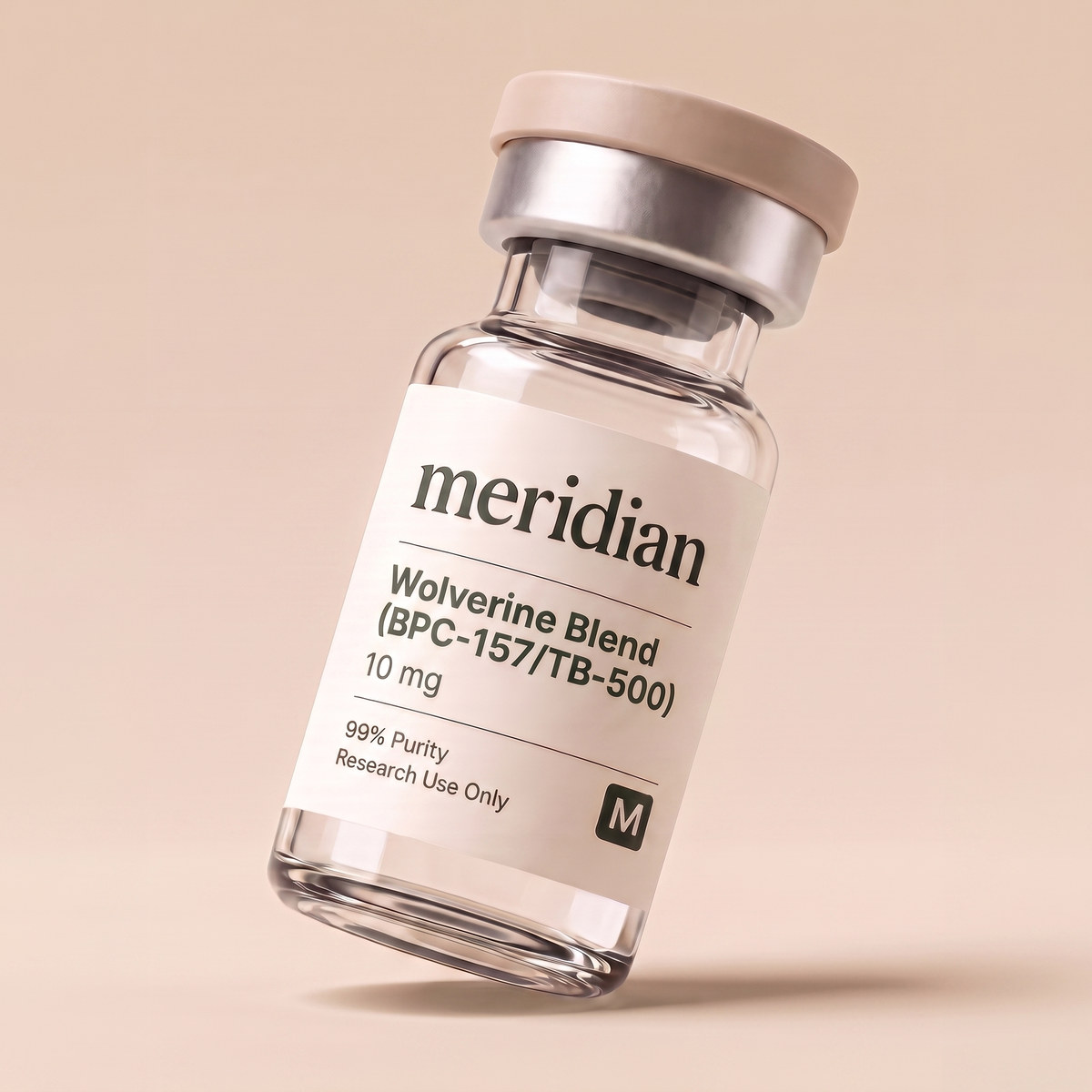 Wolverine Blend (BPC-157/TB-500) research vial
